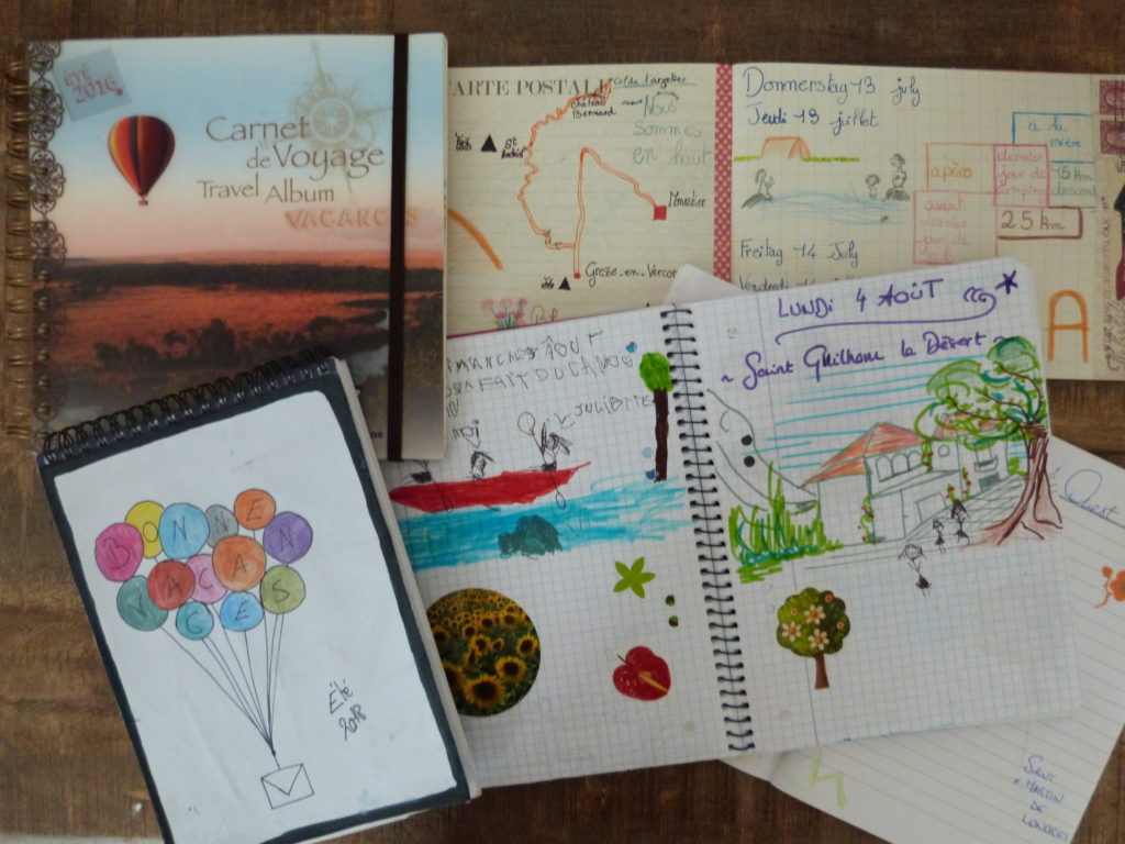 Je crée un carnet de voyage pour mon enfant